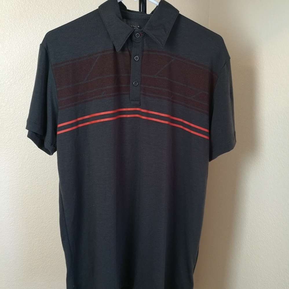 Men's Mountain Hardwear Polo Shirt Gray